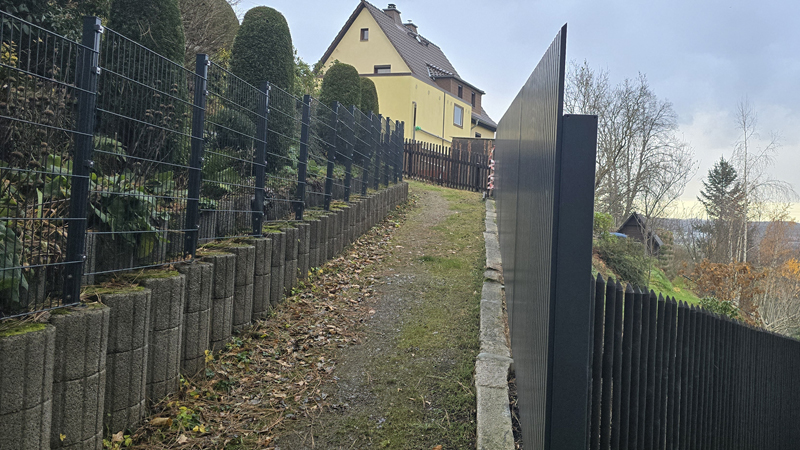Zaunbau nach Kundenwunsch 